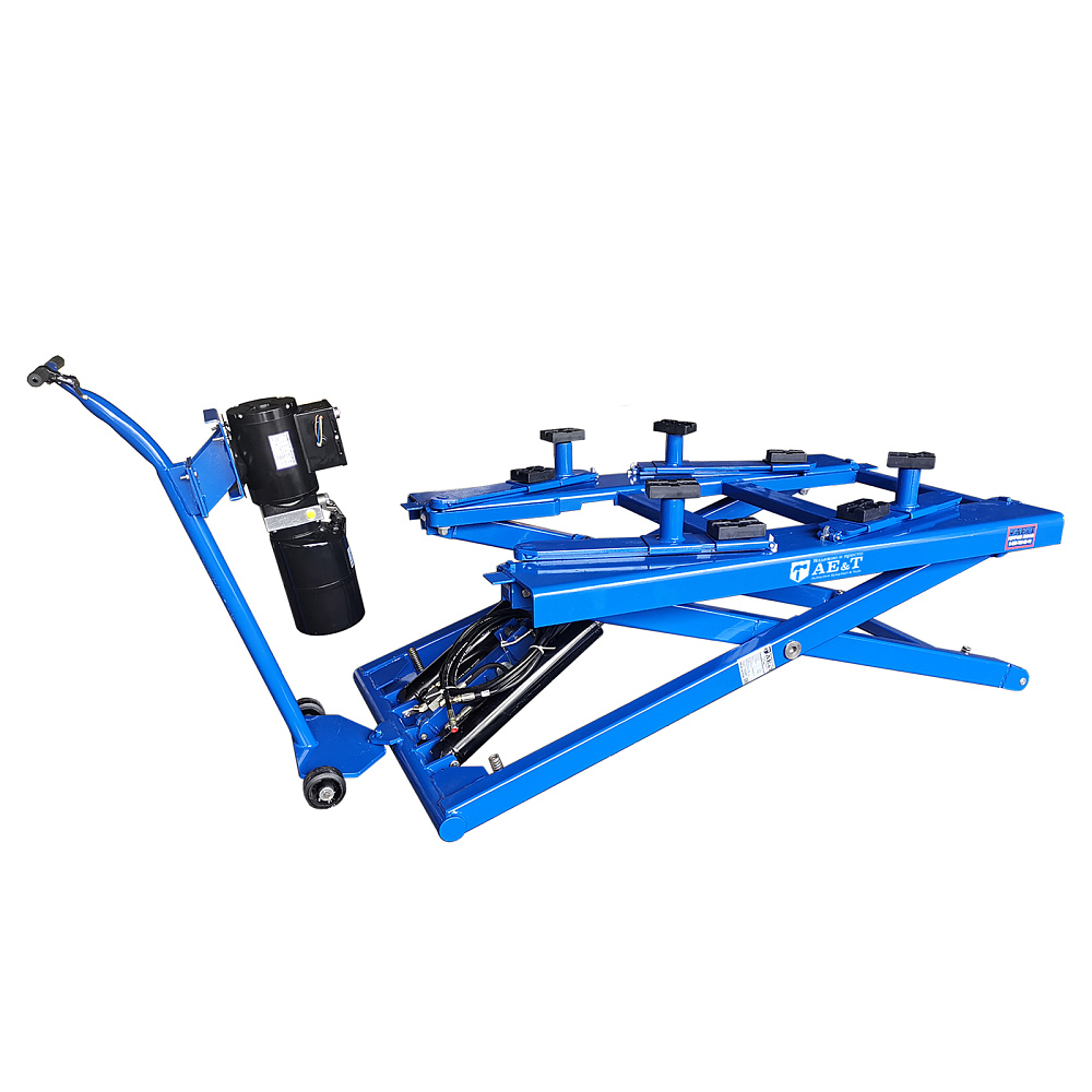 Ножничный подъемник  F27 AE&T (220В) мобильный со средней высотой подъема